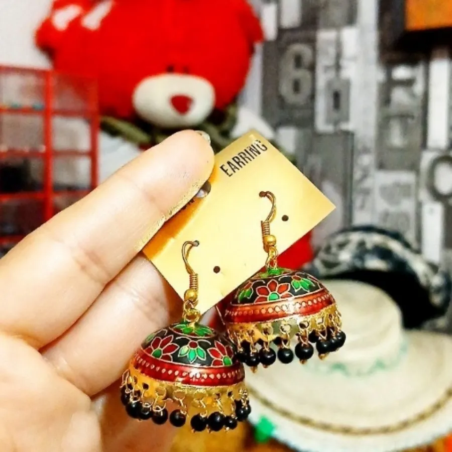 گوشواره برنجی هندی