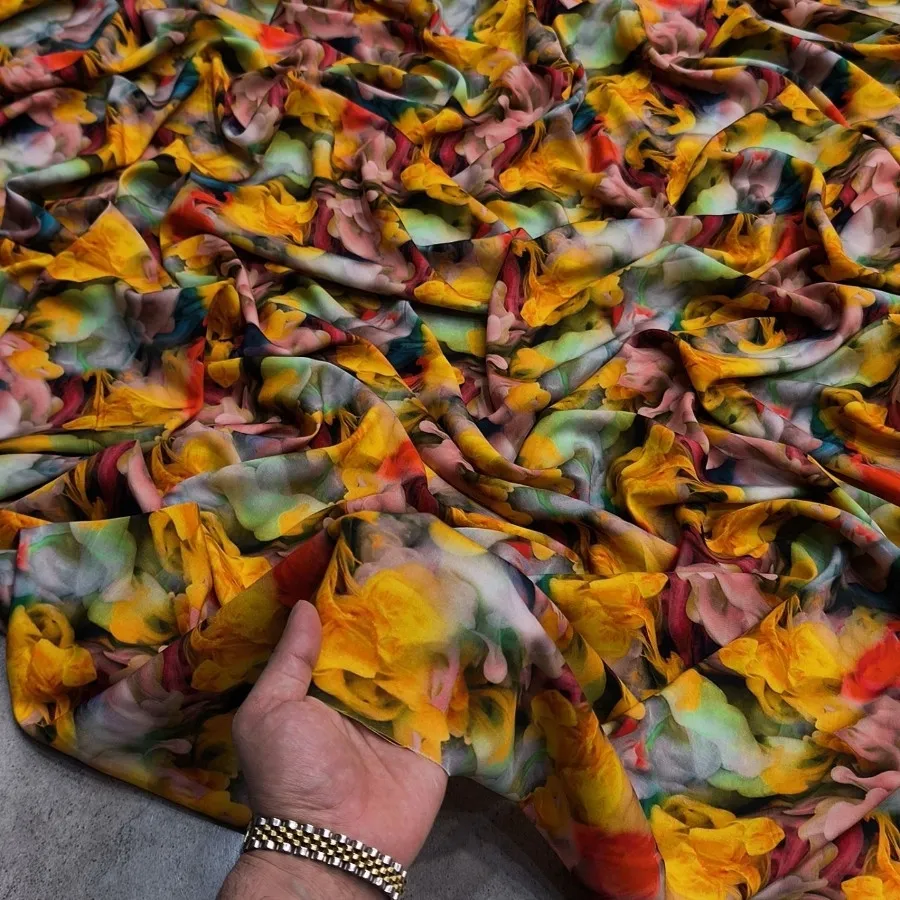 نخی دبل پرنت طرح سنتی