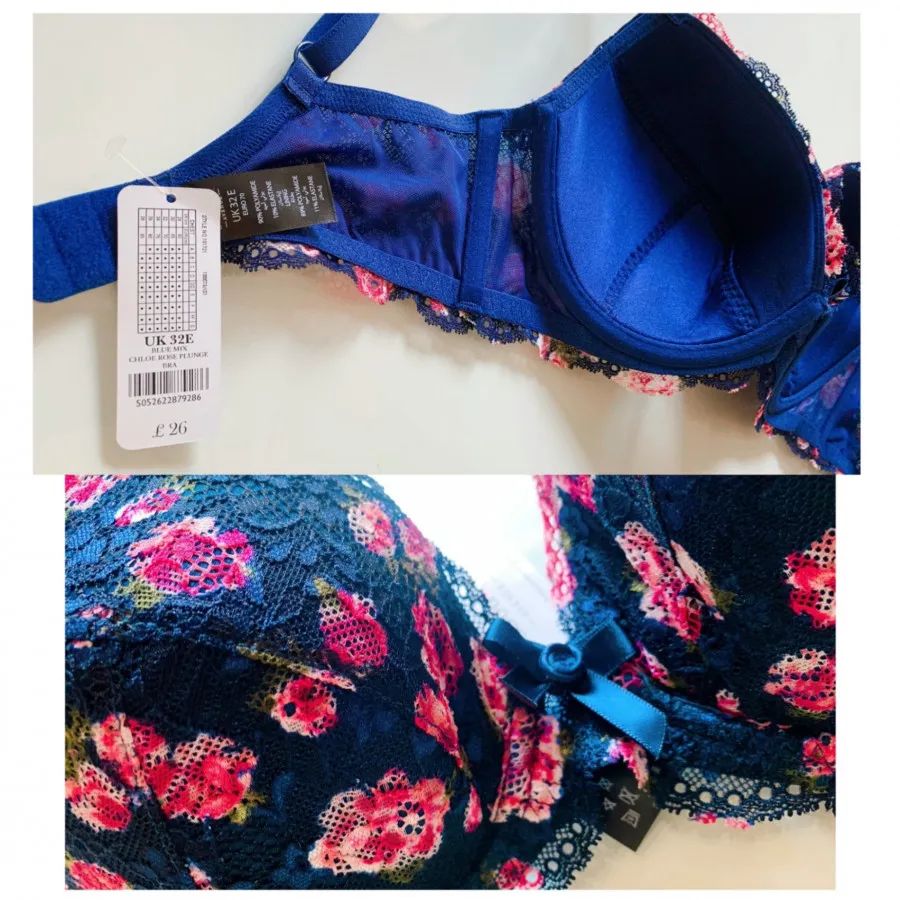 Chloe Rose Plunge Bra