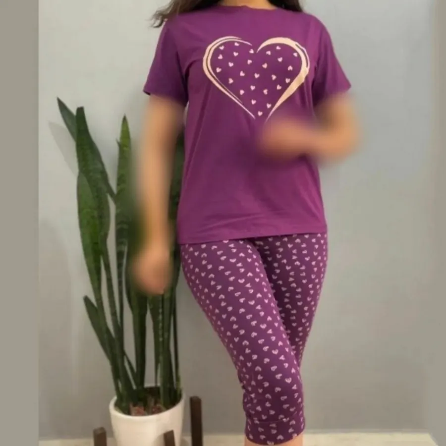 تیشرت و شلوارک قلبی