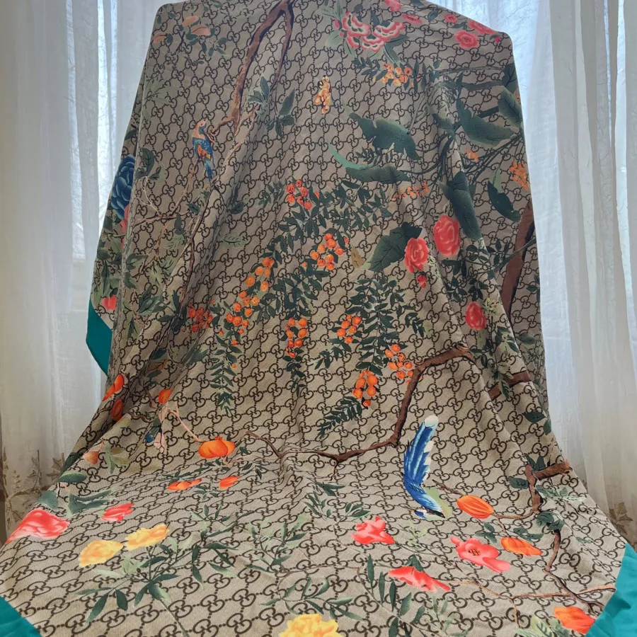 روسری قواره دار ابریشم