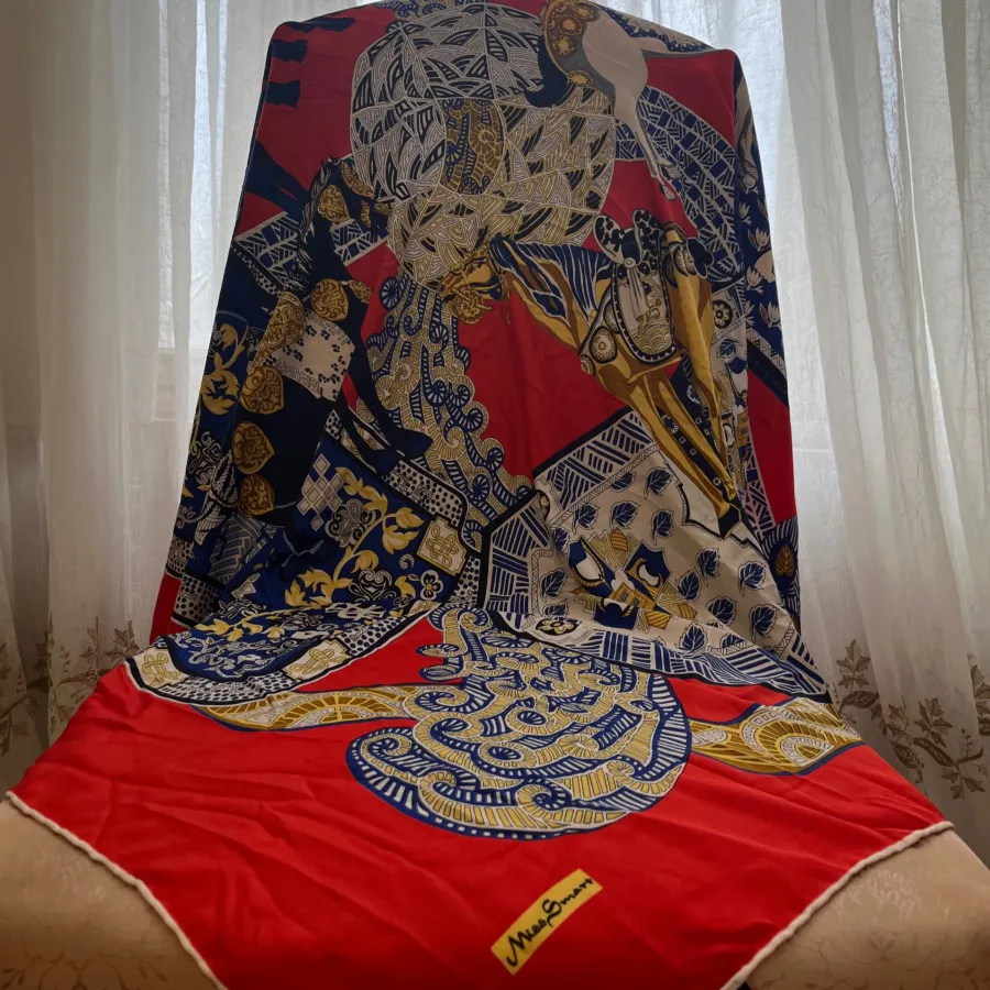 روسری قواره دار ابریشم