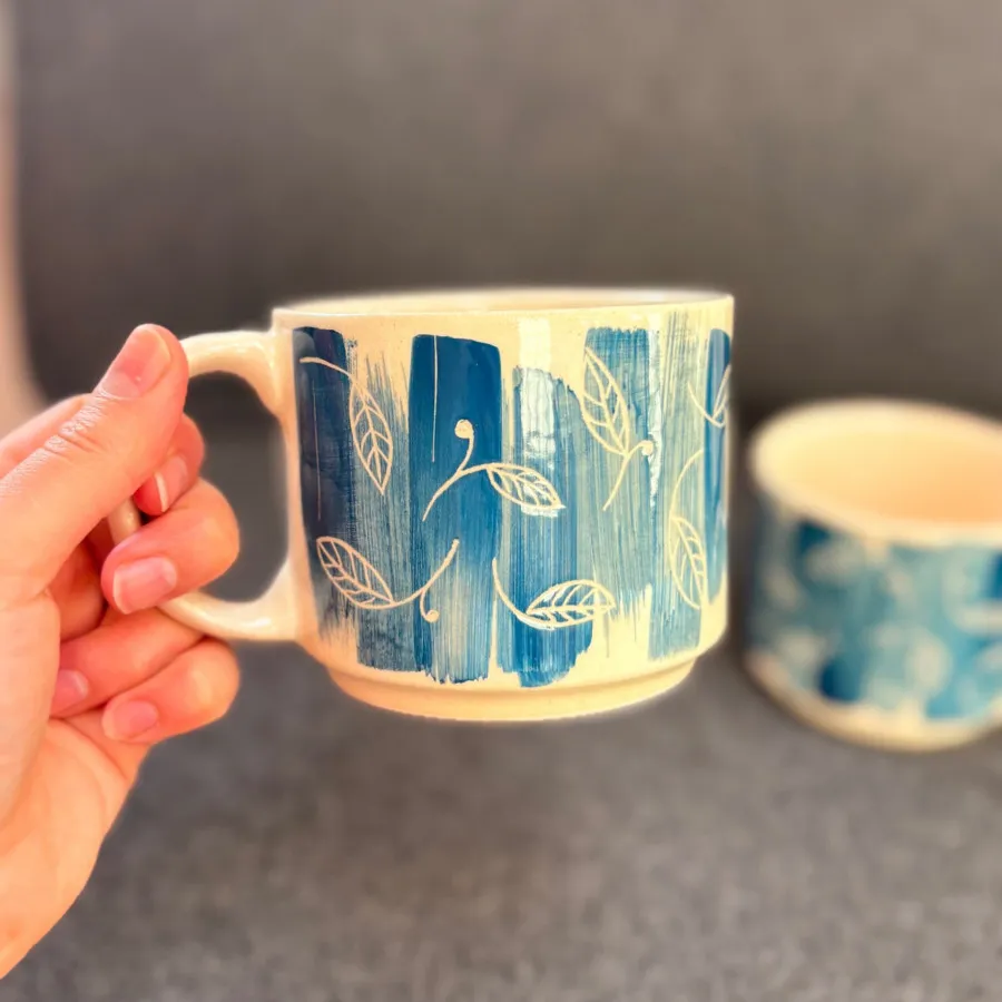 ست دوتایی لیوان سرامیکی☕️