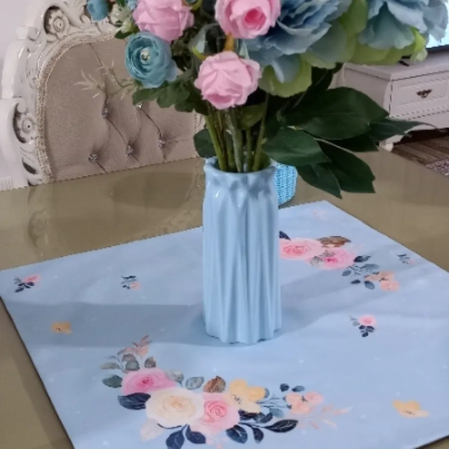 ست رومیزی مخمل ترک 7 تیکه