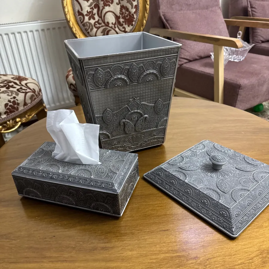 سطل و جای دستمال پذیرایی