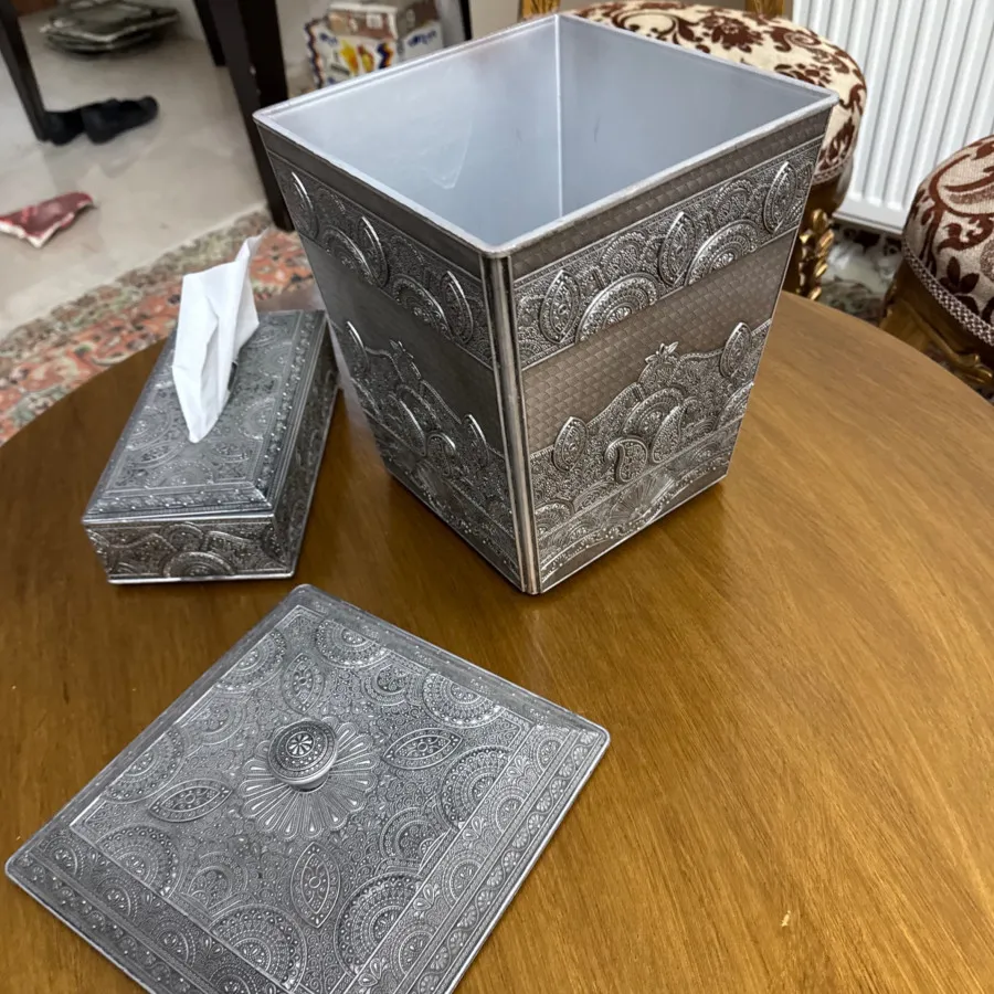 سطل و جای دستمال پذیرایی