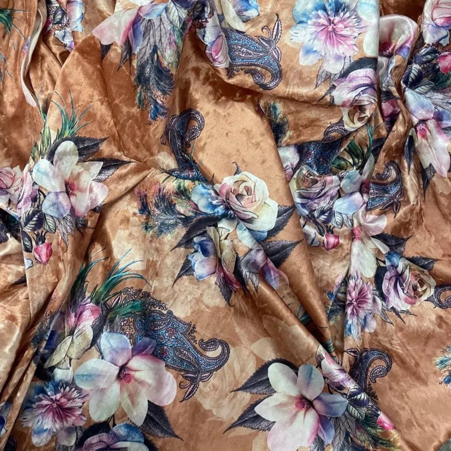 پارچه مخمل آینه ای