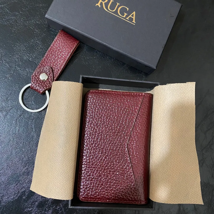 کیف کارت چرم طبیعی