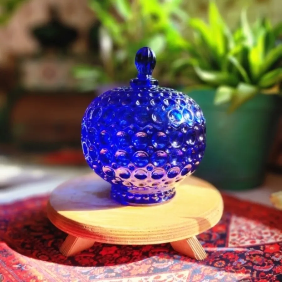 قندون آبی رنگ ثابت
