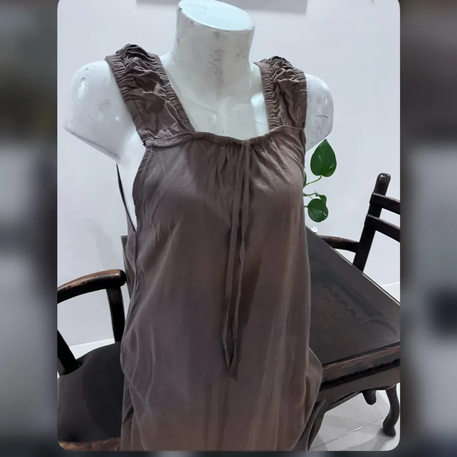 پیراهن نخی ساحلی