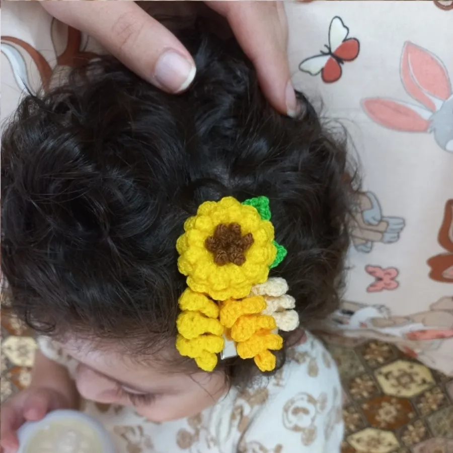 گیره موی افتاب گردان
