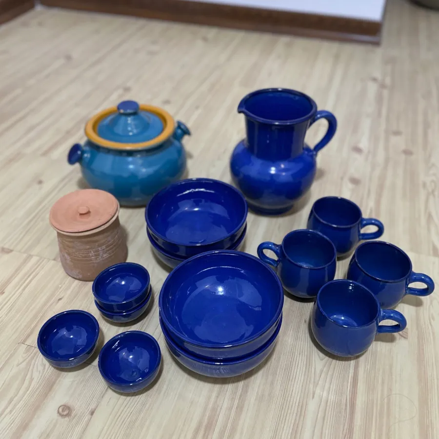 ست لعابی دیزی خوری