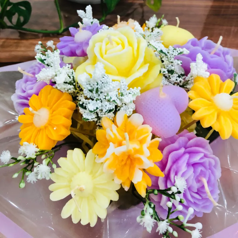 باکس گل شمعی
