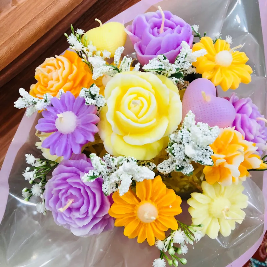 باکس گل شمعی