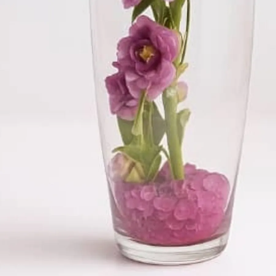 گلدان شیشه ای گلدکیش