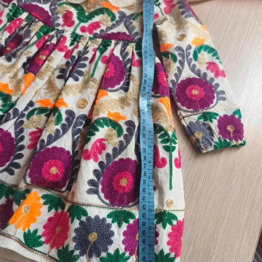 پیراهن سوزن دوزی