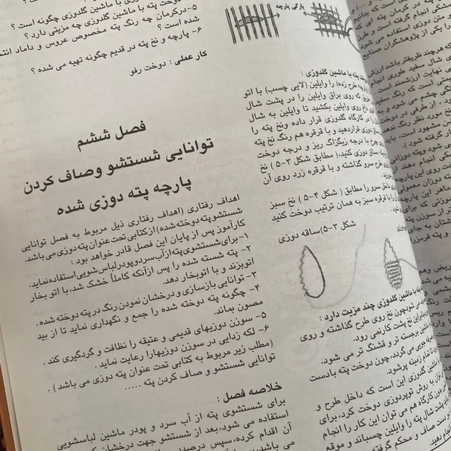 کتاب هنر پته دوزی