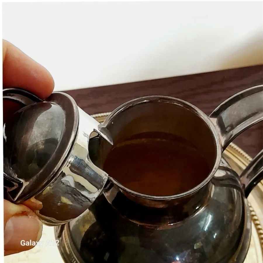 قوری سیلور پلیت مارکدار