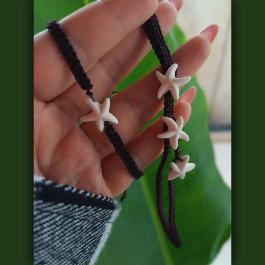 فون چارم و دستبند مکرومه