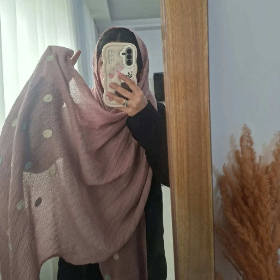شال صورتی یاسی