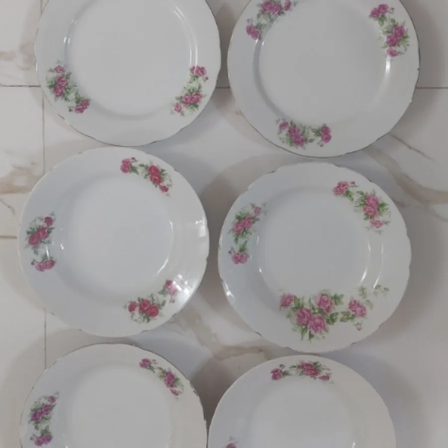 بشقاب گلسرخی گل سرخی