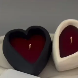 شات شمع قلب