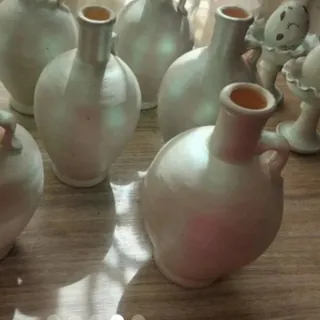 کوزه براق سفالی صدفی