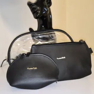 کیف 3 تکه طلق و چرم