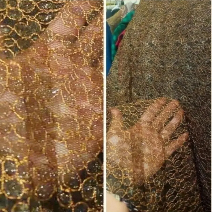 حدود 3متر پارچه گیپور