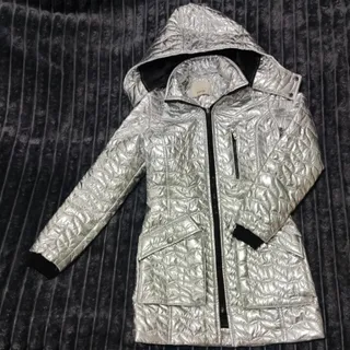 کاپشن شیک نقره ای