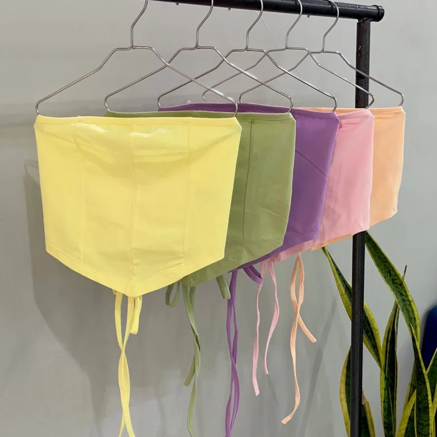 نیمتنه دکلته پشت بندی