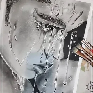 نقاشی  سیاه قلم