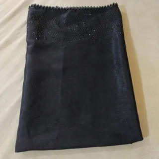 شال ساتن نگینی 1/80سانت