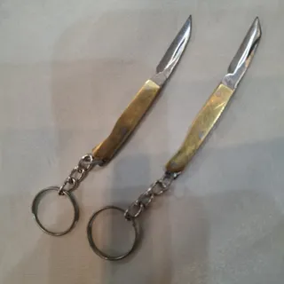 چاقو فسقلی برنجی