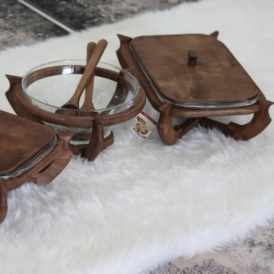 ست سوفله خوری چوبی