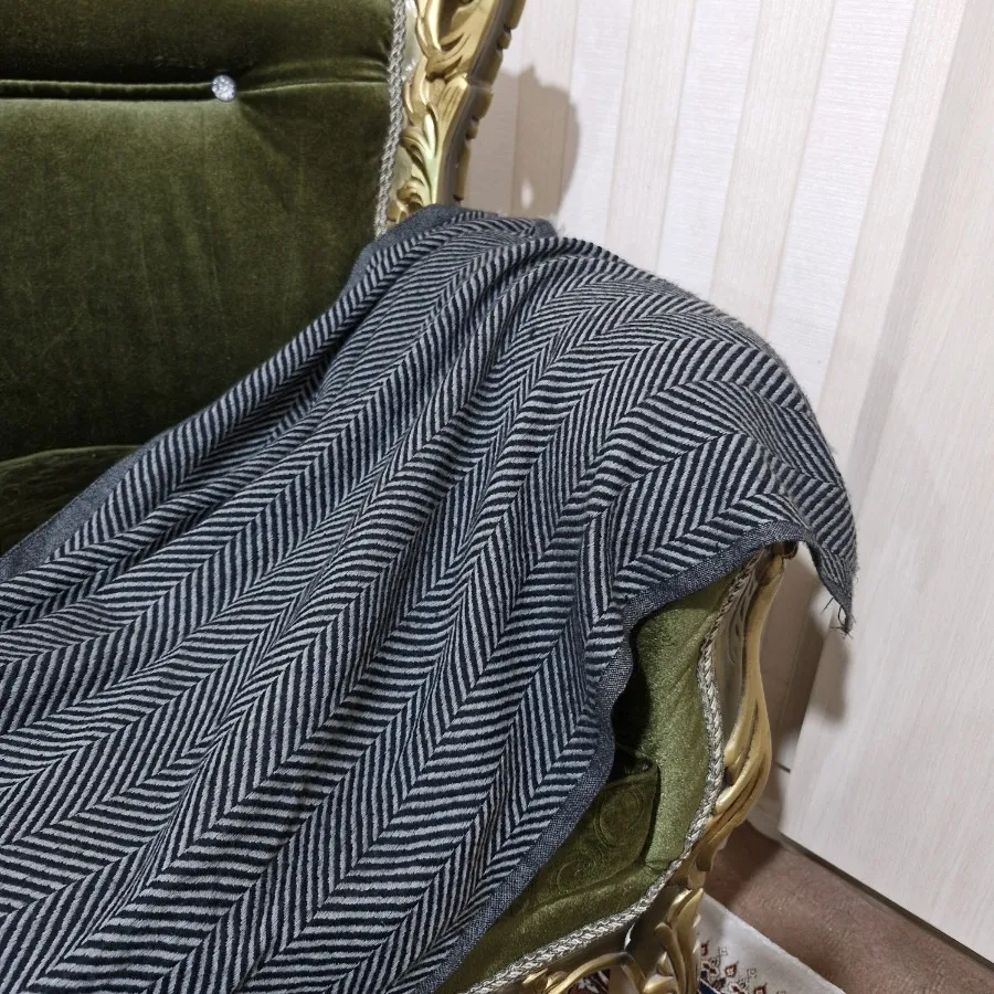 شال پاییزه زمستانه طوسی