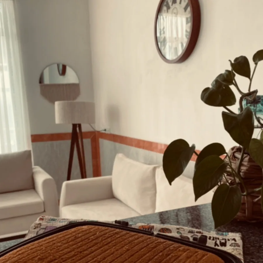 ست آباژور و آینه مکرومه
