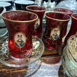 استکان کمرباریک شاه عباسی