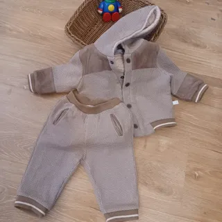 کاپشن و شلوار نوزادی ترک