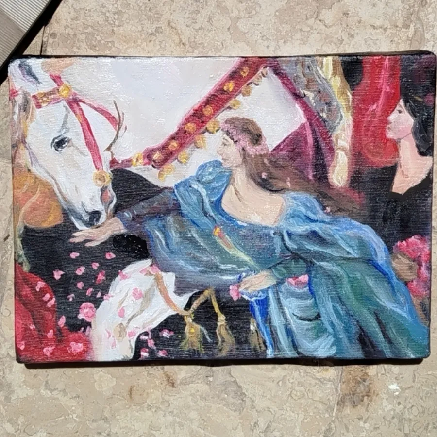 بوم نقاشی رنگ روغن