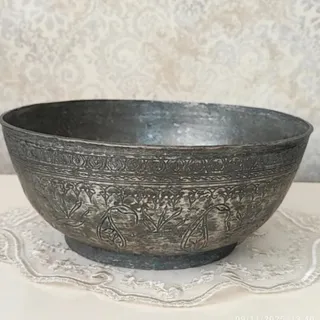 کاسه مسی قدیمی