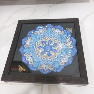 بشقاب مینا کاری