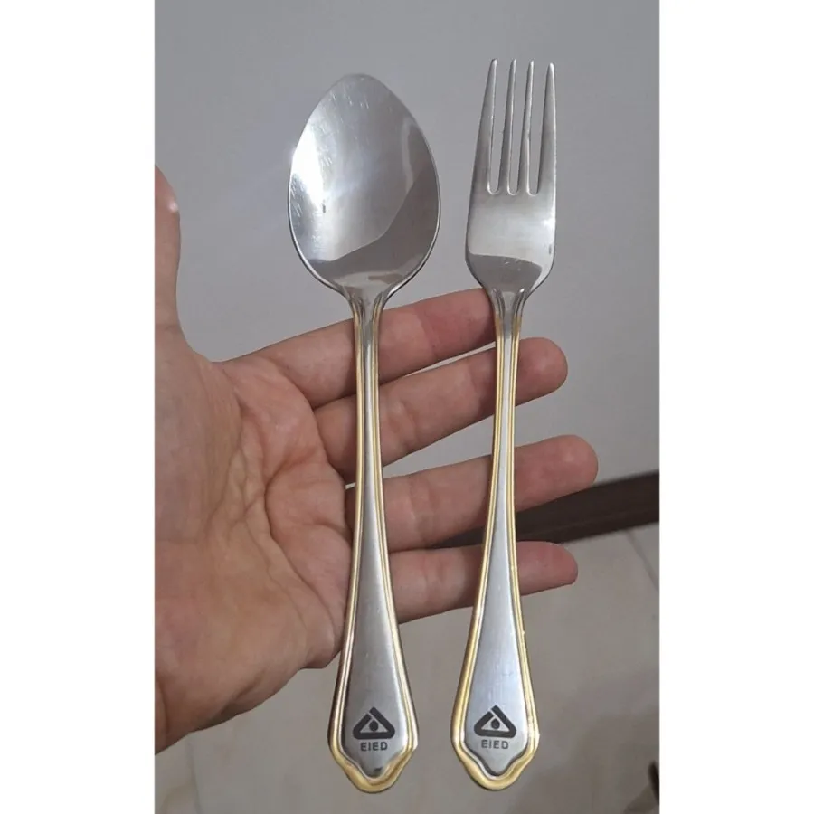 قاشق و چنگال ناب استیل