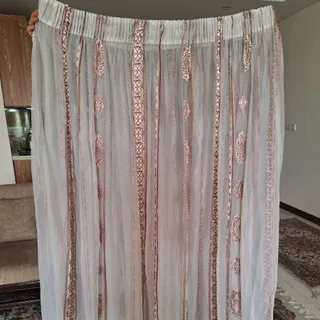 پرده حریر ارتفاع 160