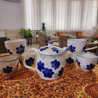 ست چایخوری دستساز قدیمی