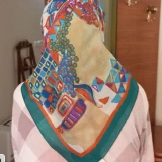 روسری رنگارنگ ایتالیایی