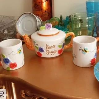 ست قوری و ماگ دکوری