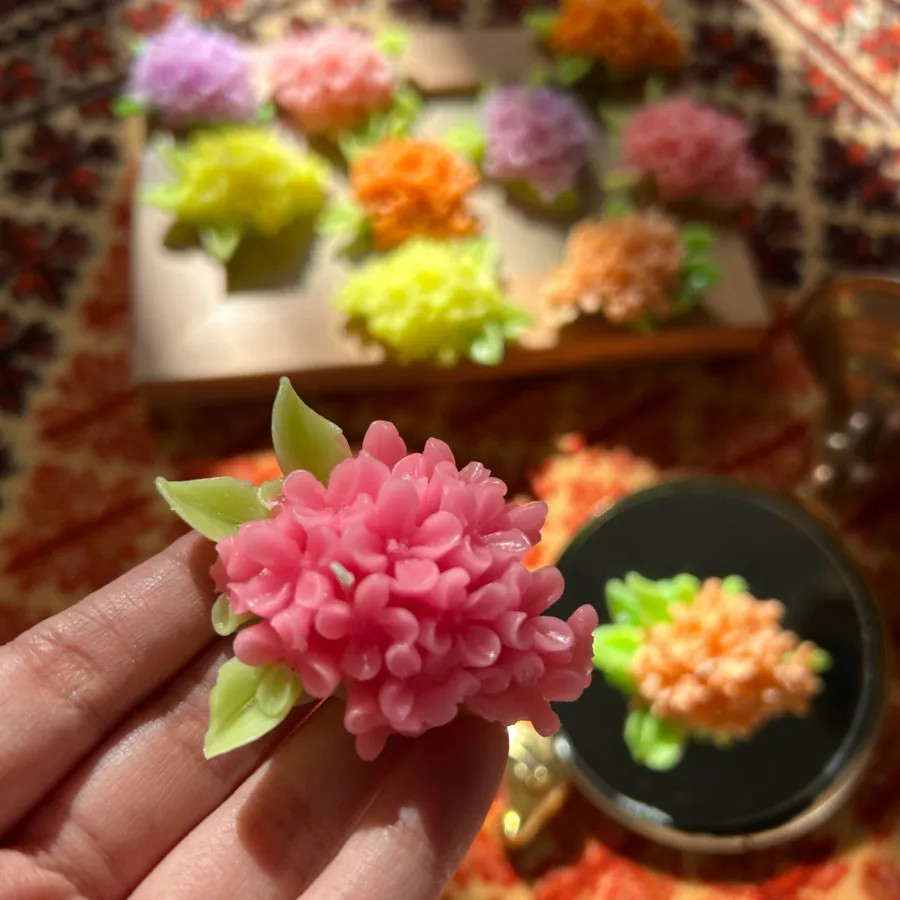 شمع گل یاس(پک3عدد)