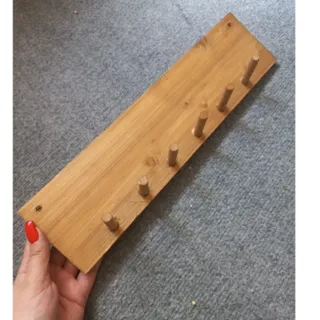 آویز چوبی فنجان و لیوان