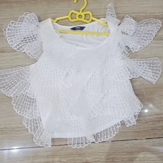 بلوز دخترانه سفید